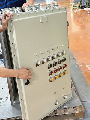 ATEX CNEX CXM Serie Explosieveilige Lichtverdelingskast Ex D IIC IP66 Aluminium Ideaal Voor Gevaarlijke Zones