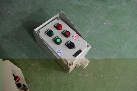 ATEX Gegooid aluminium/roestvrij staal 10A Explosiebestendige controlestation WF2