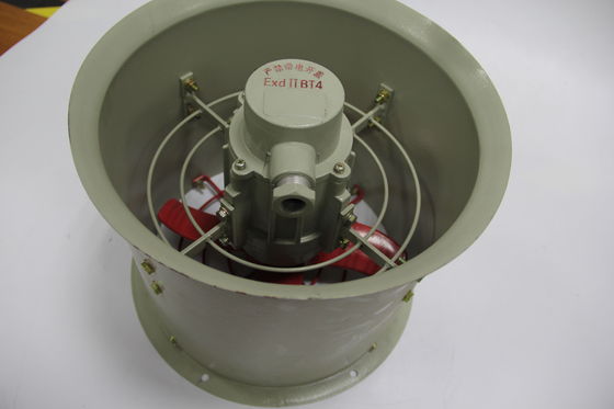 Explosiebestendige uitlaatventilator Aluminium legering Axial ventilator Uitlaatventilator voor Zone1, Zone2