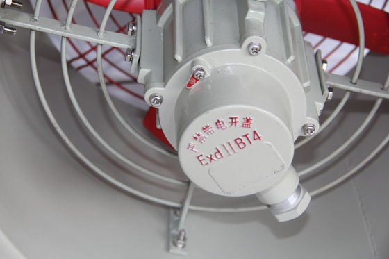 Explosiebestendige uitlaatventilator Aluminium legering Axial ventilator Uitlaatventilator voor Zone1, Zone2