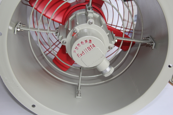 Industriële explosieveilige axiaalventilator | Brandwerend & anti-corrosie | Meerdere montageopties | Zone 1/2 gebruik