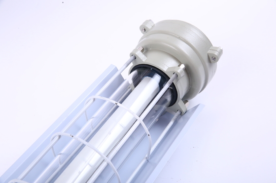 Voor natte omgevingen Zone 21 en 22 Corrosiebestendig Ex Db Eb IIC T6 Gb, Ex Tb IIIC T80°C Db Duurzaam ATEX Explosiebestendige LED-lineaire lichtstichting 100lm/w IP66