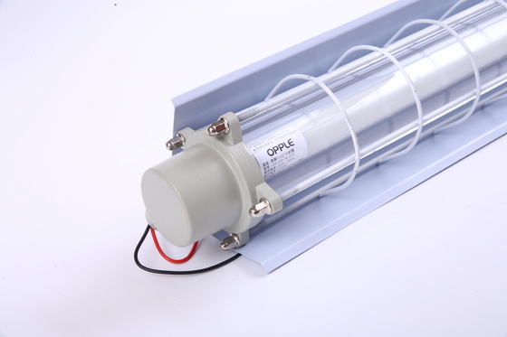 Voor natte omgevingen Zone 21 en 22 Corrosiebestendig Ex Db Eb IIC T6 Gb, Ex Tb IIIC T80°C Db Duurzaam ATEX Explosiebestendige LED-lineaire lichtstichting 100lm/w IP66