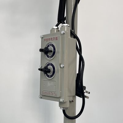 Explosiebestendige schommelventilator met wandmontage   BFC-serie   0.37kW tot 0.75kW    Staal en aluminium constructie