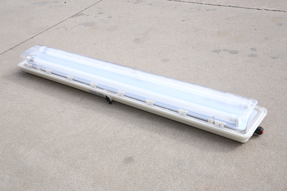 ATEX 1200mm lange 2*18w dubbele buis ontploffingsbestendige geleide lineaire lamp voor zone 1 en 2, zone 21 en 22