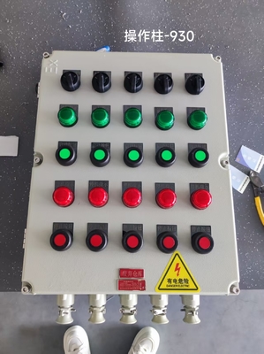Explosieveilige Bedieningsstation WF1 Gegoten Aluminium IP65 Behuizing met 2/3 Kabelingangen
