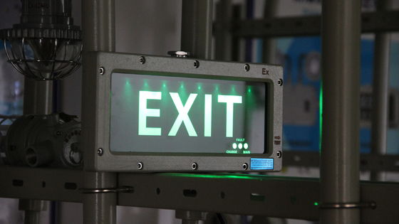 Waterdicht aluminium legering IP66 explosiebestendige LED noodwaarschuwingslicht CE ATEX 3W explosiebestendige LED-uitgangstekens