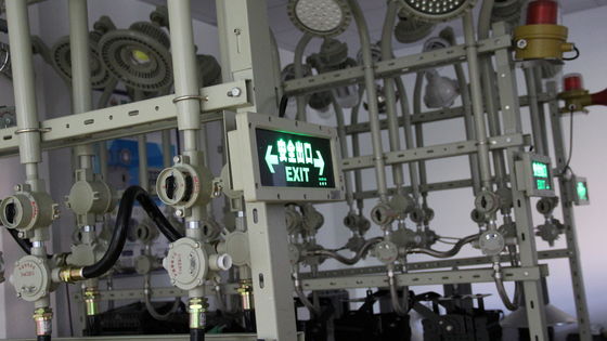 ATEX CE IP66 gecertificeerde explosieveilige LED nooduitgangsmarkering 5700K CCT 3W hoge helderheid LED lichtbron voor chemische fabrieken en benzinestations