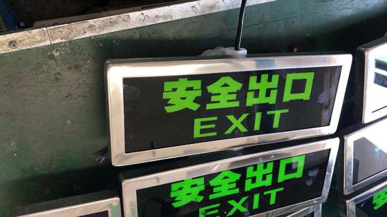 Hoogsterkte aluminium 50000 uur lange levensduur explosieveilige nooduitgangsverlichting met oplaadbare batterij