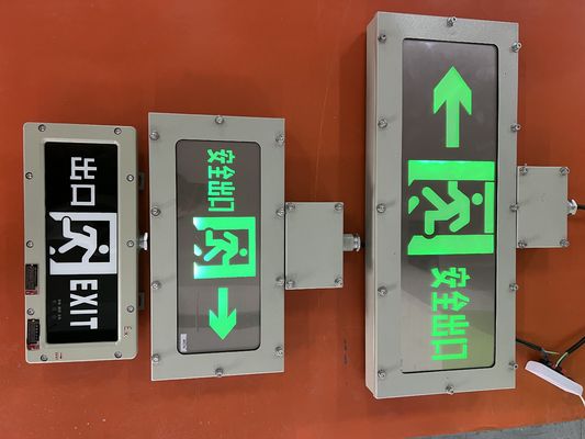 Wandmontage 3W 120 180 Minuten Nooduitgangslicht Aangepaste Kleuren LED-indicatoren Oppervlak kan worden aangepast voor Zone 1 en Zone 2