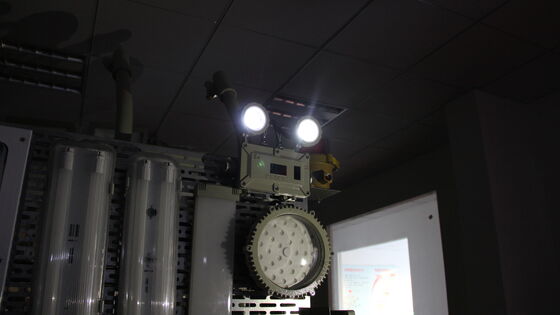 ATEX IP66 Twee-punts explosiebestendige LED-lamp Led Multi Function Twee-hoofd oplaadbaar noodluchtschip