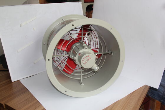 Hoge efficiëntie IP66 WFI Aluminium Louvers Explosiebestendige AC/DC dakuitlaat Axial Flow Fan ATEX