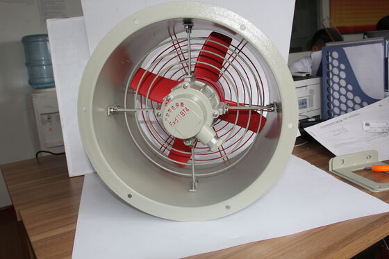 Hoge efficiëntie IP66 WFI Aluminium Louvers Explosiebestendige AC/DC dakuitlaat Axial Flow Fan ATEX