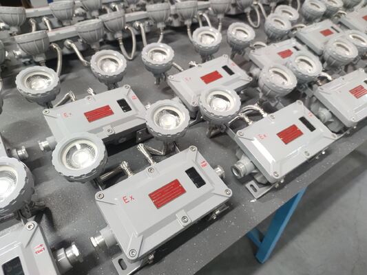 180min Explosieveilige Noodverlichting Twin Spot voor Zone 1/21 Gevaarlijke Locaties met ATEX-certificering