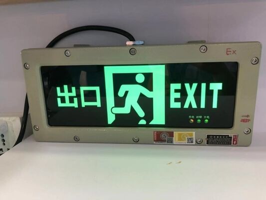 Waterdicht aluminium legering IP66 explosiebestendige LED noodwaarschuwingslicht CE ATEX 3W explosiebestendige LED-uitgangstekens