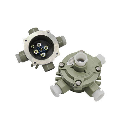 Maatwerk Behuizing IP66 Waterdicht ATEX Lasdoos Behuizing Vlamvertragend Stroom 220V/380V Gegoten Aluminium Lasdoos