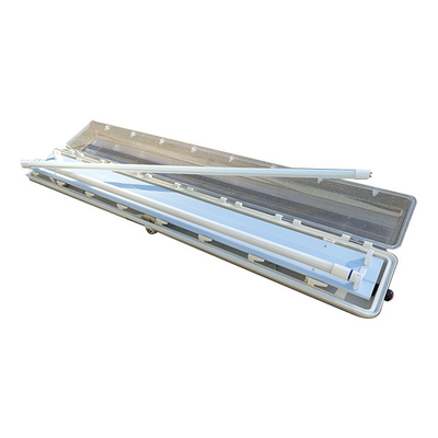 ATEx IP66 18w LED Explosion Proof Tube Light 2x18W 3x18W sterke impact Volledig kunststof fluorescerend licht