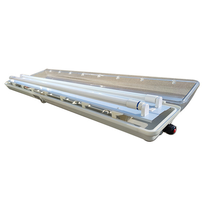 ATEx IP66 18w LED Explosion Proof Tube Light 2x18W 3x18W sterke impact Volledig kunststof fluorescerend licht