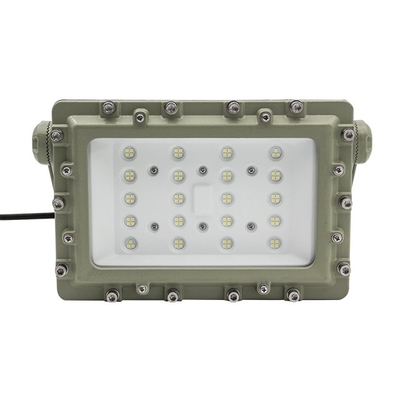 AC100-277V spanning 50w en IP66 beschermingsniveau explosiebestendige LED-overstromingslicht voor petroleumgas en industriële gebieden