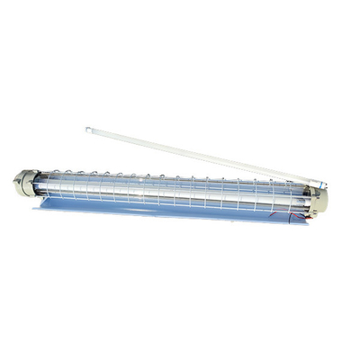 Hoge sterkte roestvrij staal explosiebestendige fluorescerende buislamp 18-36w 100lm/w Ex-bestendige lineaire lamp