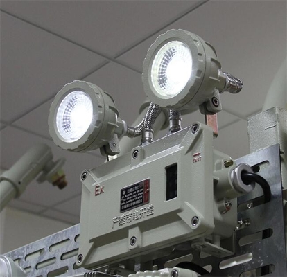 2*4,5w nooddubbele koplamp wand gemonteerd ATEX led explosiebestendige lamp noodlicht in voor gevaarlijke plaats