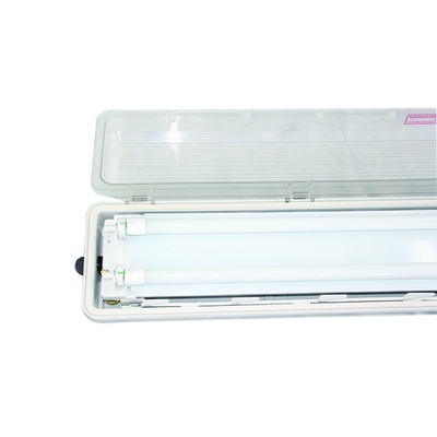 ATEx IP66 18w LED Explosion Proof Tube Light 2x18W 3x18W sterke impact Volledig kunststof fluorescerend licht