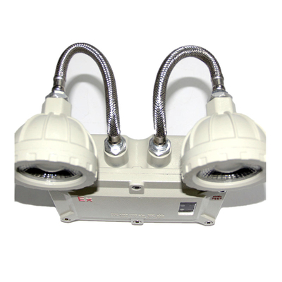 Hoog lumen aangedreven 2 * 3w waterdicht vlamwerend explosiebestendige noodlicht met wand- en plafondmontage