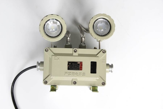 Hoog lumen aangedreven 2 * 3w waterdicht vlamwerend explosiebestendige noodlicht met wand- en plafondmontage