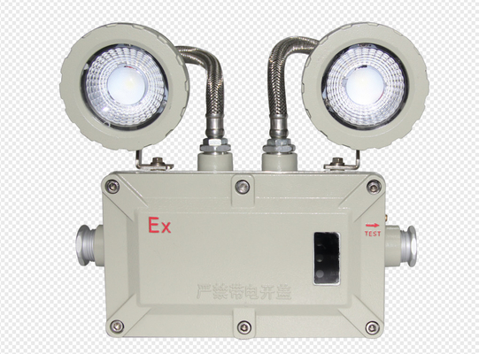 Hoog lumen aangedreven 2 * 3w waterdicht vlamwerend explosiebestendige noodlicht met wand- en plafondmontage